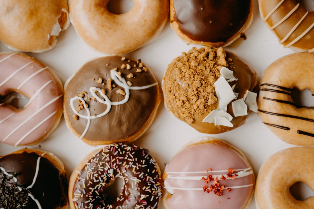 Seasonal tropical doughnut box assortment