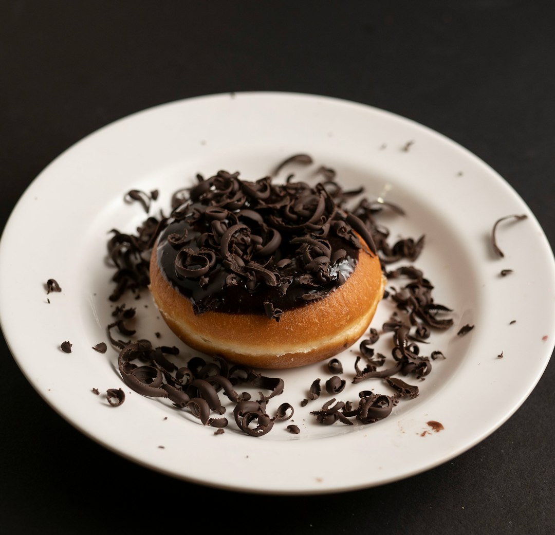 Chocolate hazelnut bombolini with rich chocolate filling