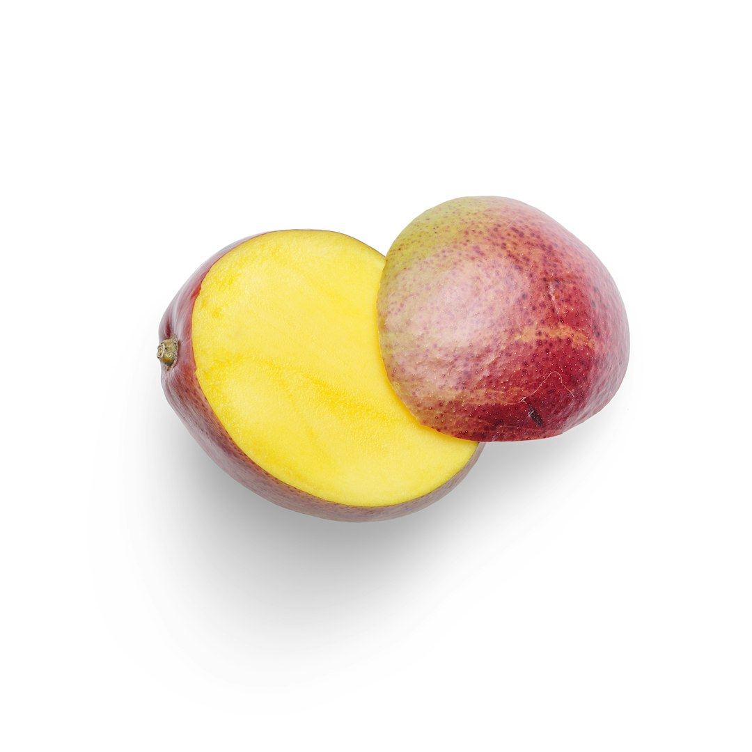 Mango Sticky Rice doughnut with fresh mango slices
